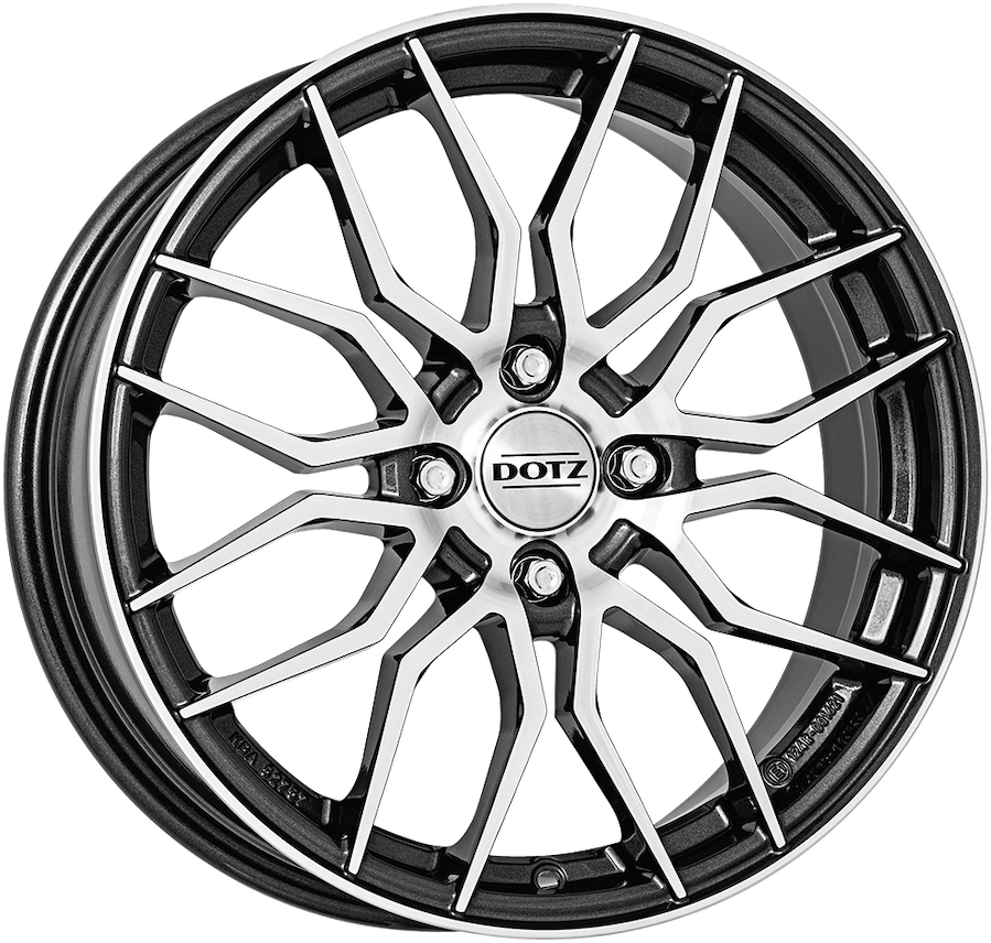 Dotz - Limerock Dark 6.5x16 (Gunmetal / Polished)