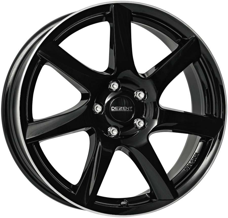 Dezent - TW Dark 7.5x18 (Black / Polished Lip)