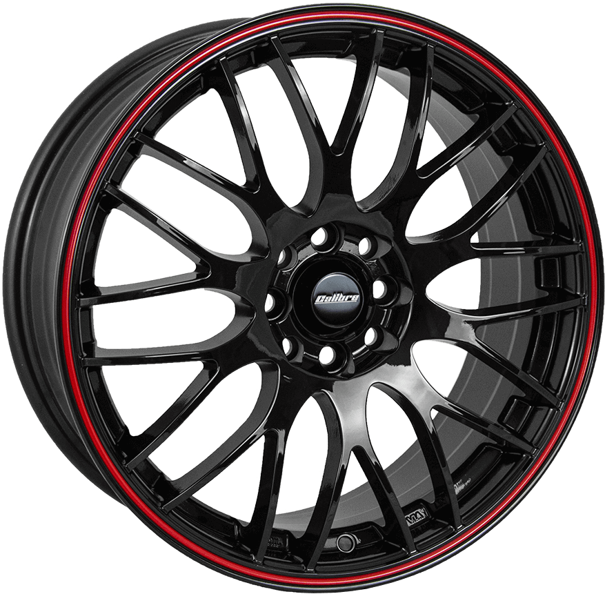 Calibre - Motion 6.5x15 (Black/red Pinstripe)