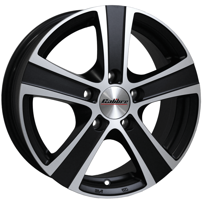 Calibre - Highway 6.5x16 (Matt Black / Polished Face)