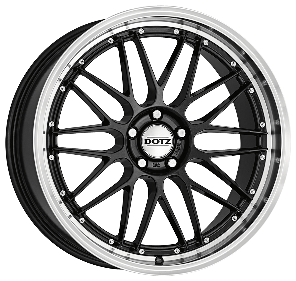 Dotz - Revvo Dark 9.5x19 (Gunmetal / Polished Lip)
