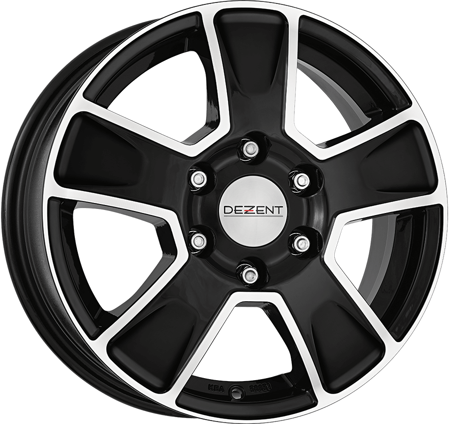 Dezent - Van Dark 6.5x16 (Black / Polished)