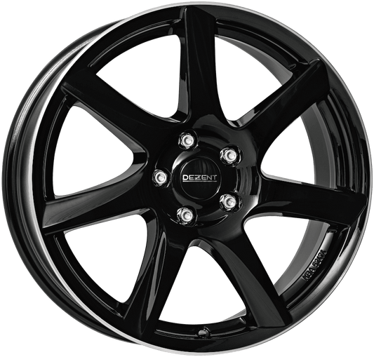 Dezent - TW Dark 7.5x17 (Black / Polished Lip)