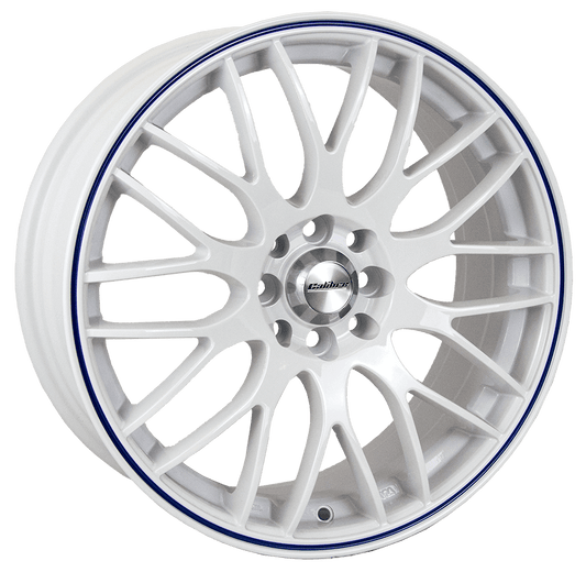 Calibre - Motion 6.5x15 (White/blue Pinstripe)