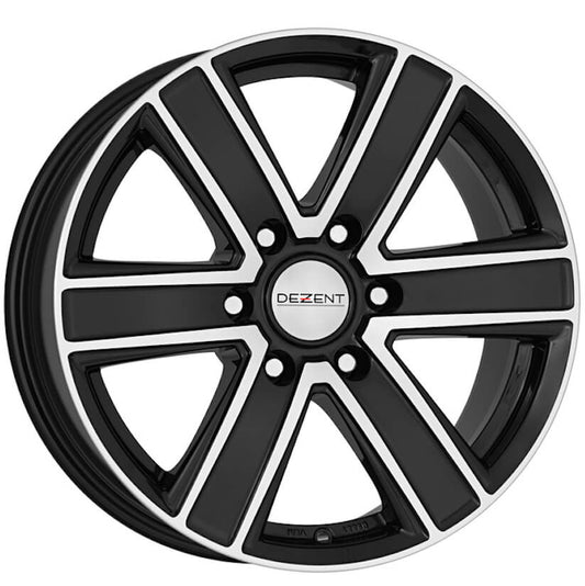 Dezent - TJ Dark 8.0x17 (Black / Polished)