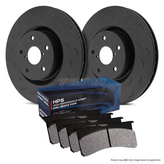HAWK Performance Brake Kit - HPS Pads With Talon Slotted Discs Front - HKS4336.302F