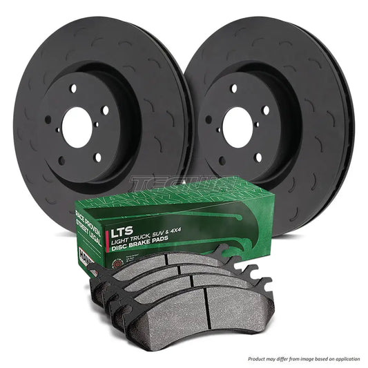 HAWK Performance Brake Kit - LTS Pads With Talon Slotted Discs Front - HKS4404.322Y