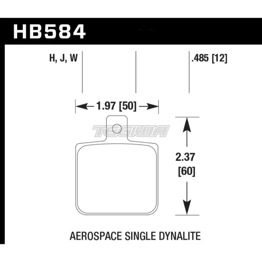 HAWK Performance DTC-30 Motorsports Brake Pads  - HB584W.485