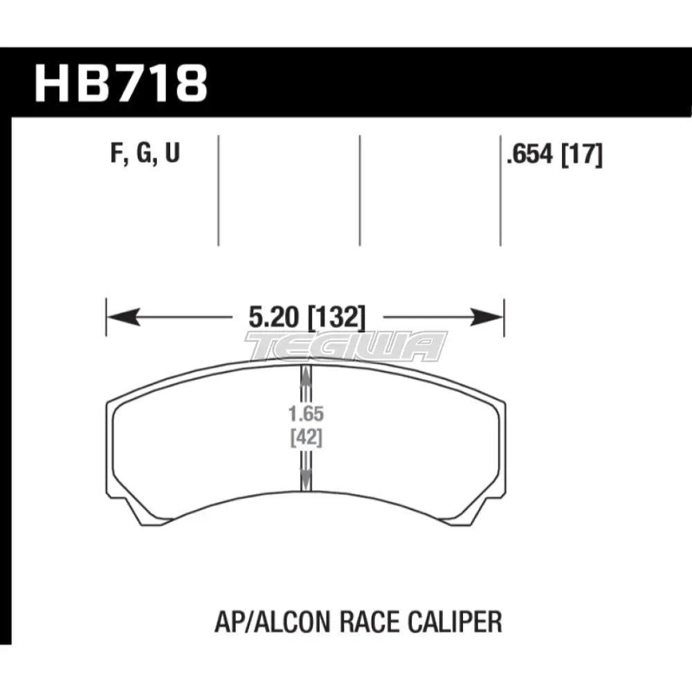 HAWK Performance DTC-30 Motorsports Brake Pads  - HB718W.654