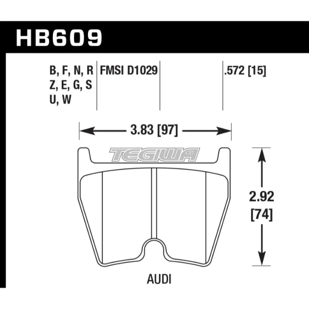 HAWK Performance DTC-70 Motorsports Brake Pads Rotora RF801 Caliper