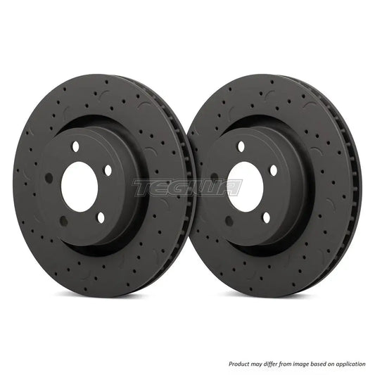 HAWK Performance Talon Slotted & Drilled Brake Discs Front - HTC4035